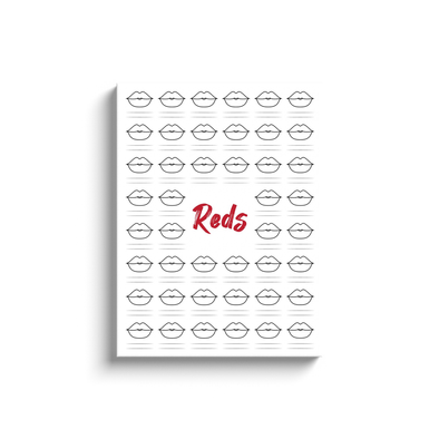 18x24 Canvas Wraps - Lips - Reds