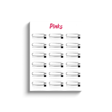 18x24 Canvas Wraps - Lipstick - Pinks