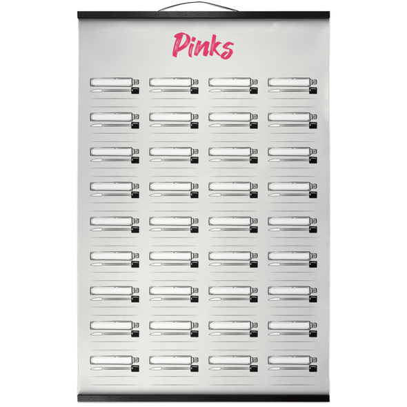 Hanging Canvas Prints Pinks - png