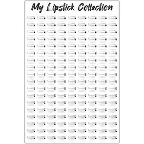 The Swatch Chart in "Lipstick Love" Metal Prints
