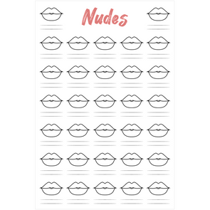 Read My Lips - 12x18 Nudes