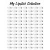 The Swatch Chart in "Lipstick Love" Canvas Poster