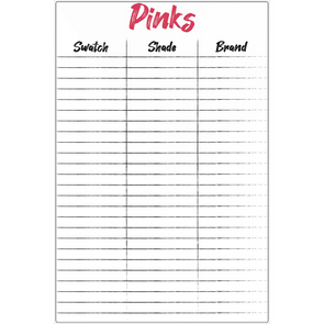 AN Between The Lines - Metal Prints- Pinks