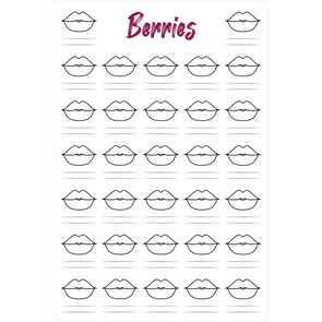 Read My Lips - 12x18 Berries