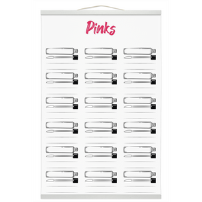 2 Hanging Canvas Prints Pinks