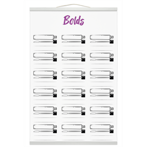 2 Hanging Canvas Prints Bolds