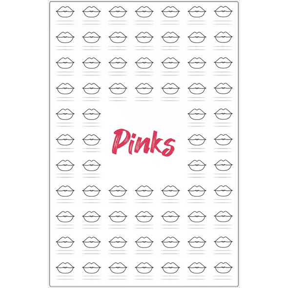 AN Read My Lips- Metal Prints- Pinks