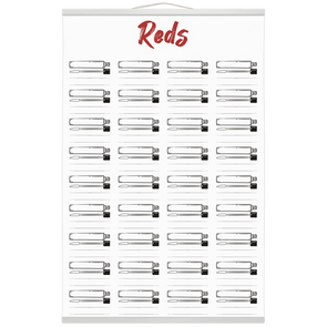 Glup Hanging Canvas Prints - Reds