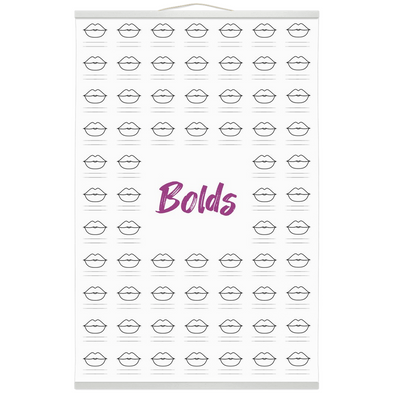 Second Hanging Canvas Prints - Bolds