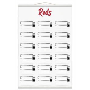 2 Hanging Canvas Prints Red