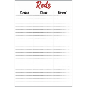 AN Between The Lines - Metal Prints- Reds