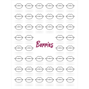 AN Read My Lips - Canvas Posters - Berries