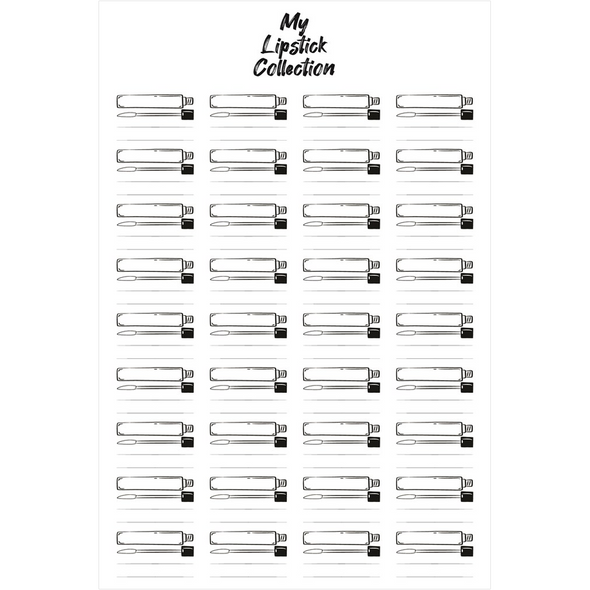AN Lipstick Collection - Canvas Posters - MLC