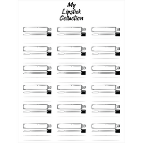 AN Lipstick Collection - Canvas Posters - MLC