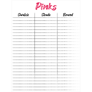 AN Between The Lines Canvas Posters - Pinks - 18x24