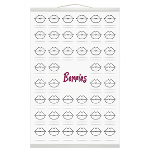 3 Hanging Canvas Prints Berries