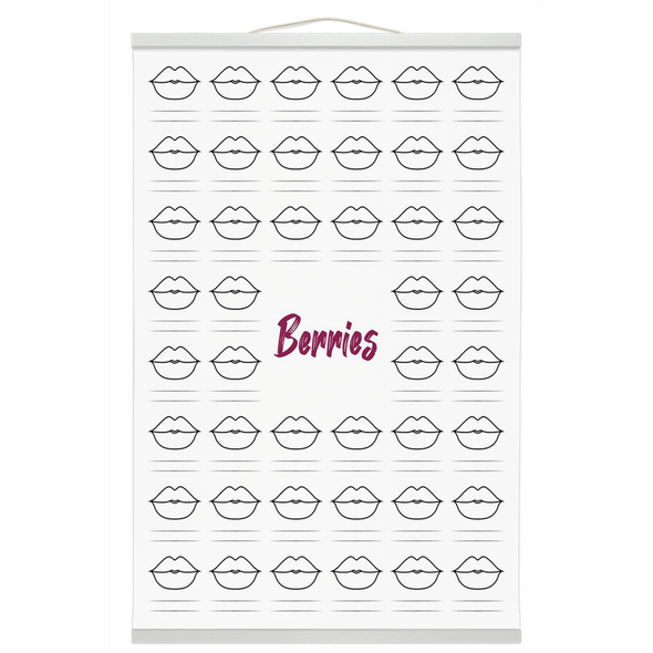3 Hanging Canvas Prints Berries