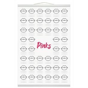 3 Hanging Canvas Prints Pinks