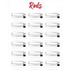 AN Lipstick Collection - Canvas Posters - Reds
