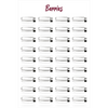 AN Lipstick Collection - Canvas Posters - Berries