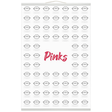 AN Read My Lips - Metal Prints- Pinks