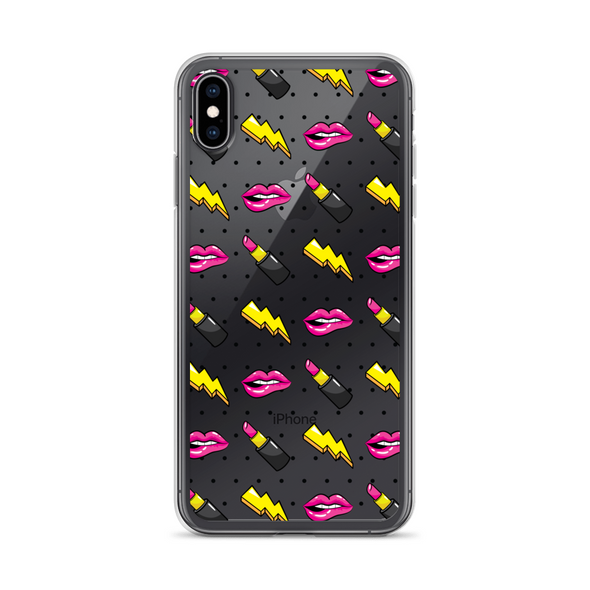 Lipsticks and Thunders iPhone Case