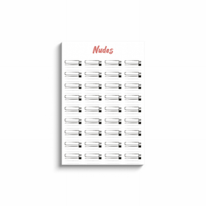 24x36 Canvas Wraps - Lipstick - Nudes