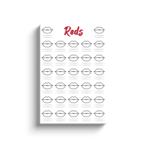 The Swatch Chart in "Read My Lips" Canvas Wraps - Color Variants