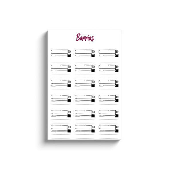16x24 Canvas Wraps - Lipstick - Berries